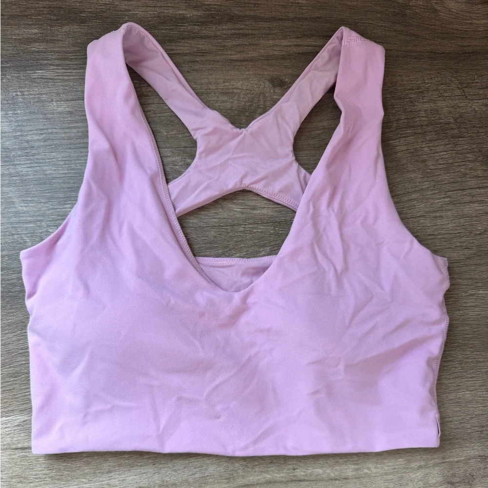 Lululemon light pink padded top - Picture 2 of 4